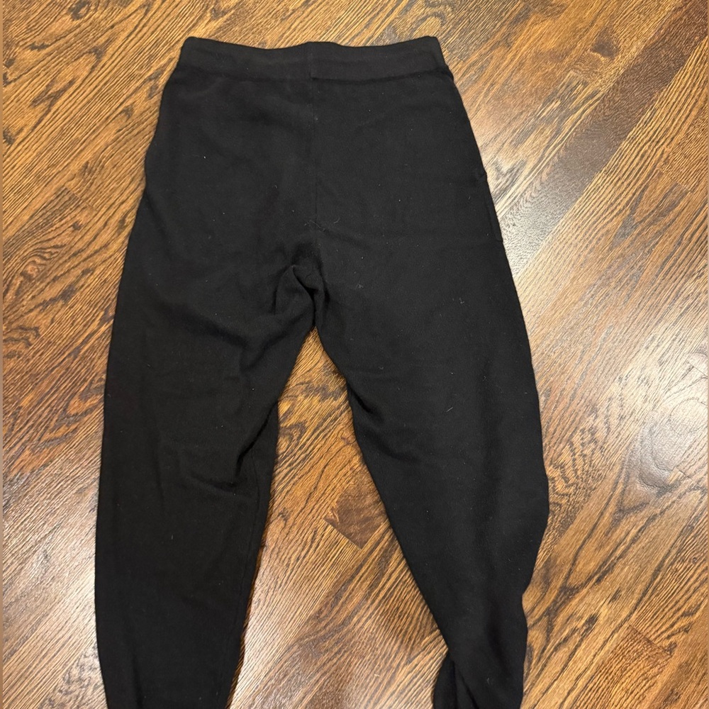 Black cashmere joggers- 100% cashmere